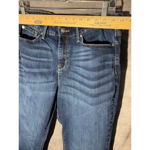 Denizen from Levi's Mid Rise Bootcut Jeans Women's 16S 33x30 Dark Wash Stretch - Picture 3 of 10